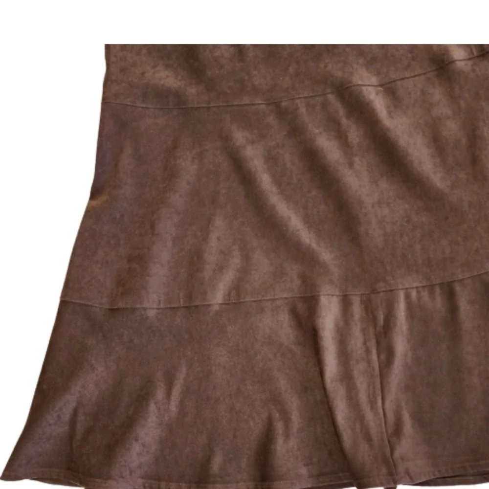Bohemian Dressbarn USA Coastal Cowgirl Long Chocolate Drawstring Skirt